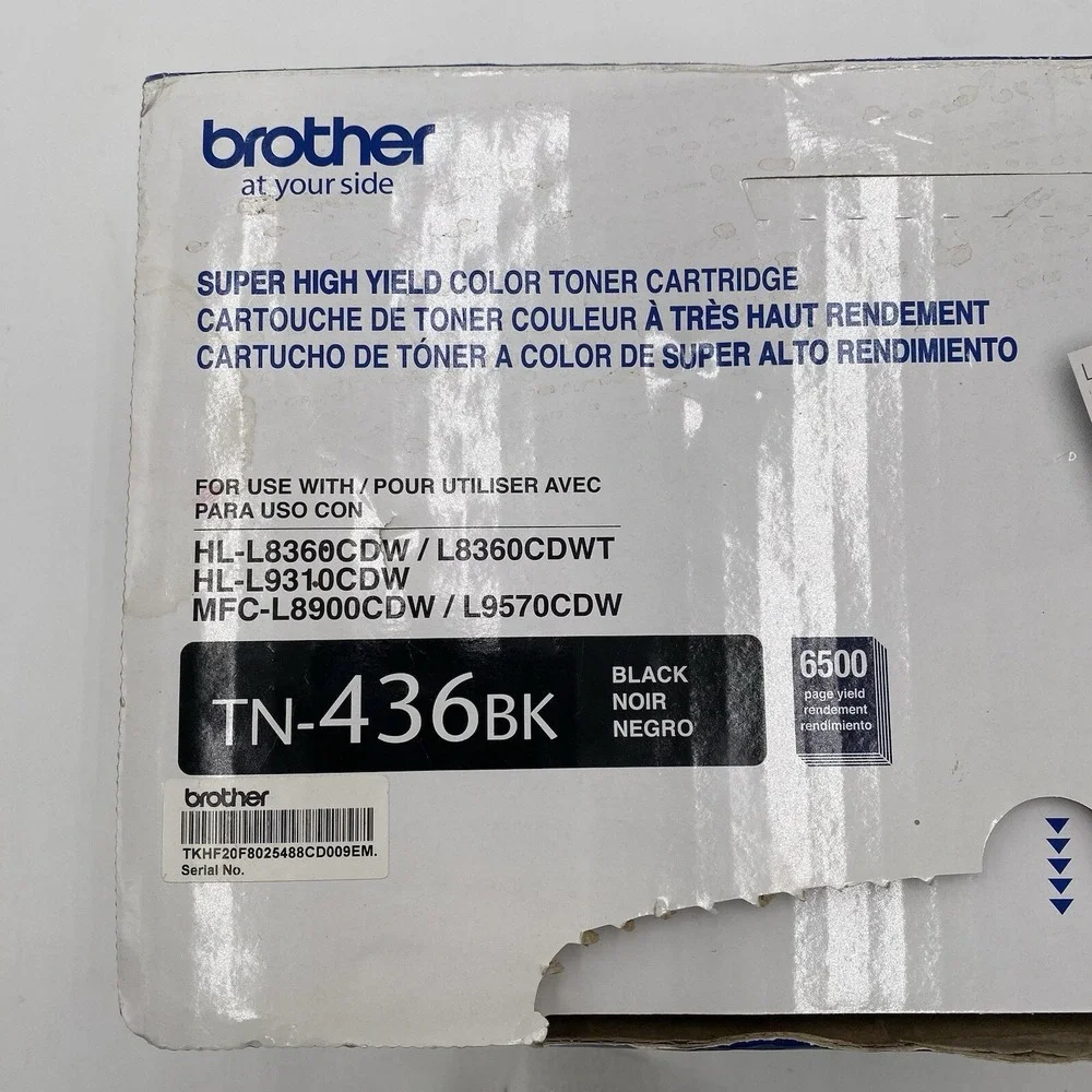 New Genuine‎ Sealed Brother TN-460 Black High Yield Toner